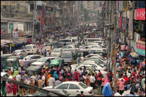 Traffic in Dhaka